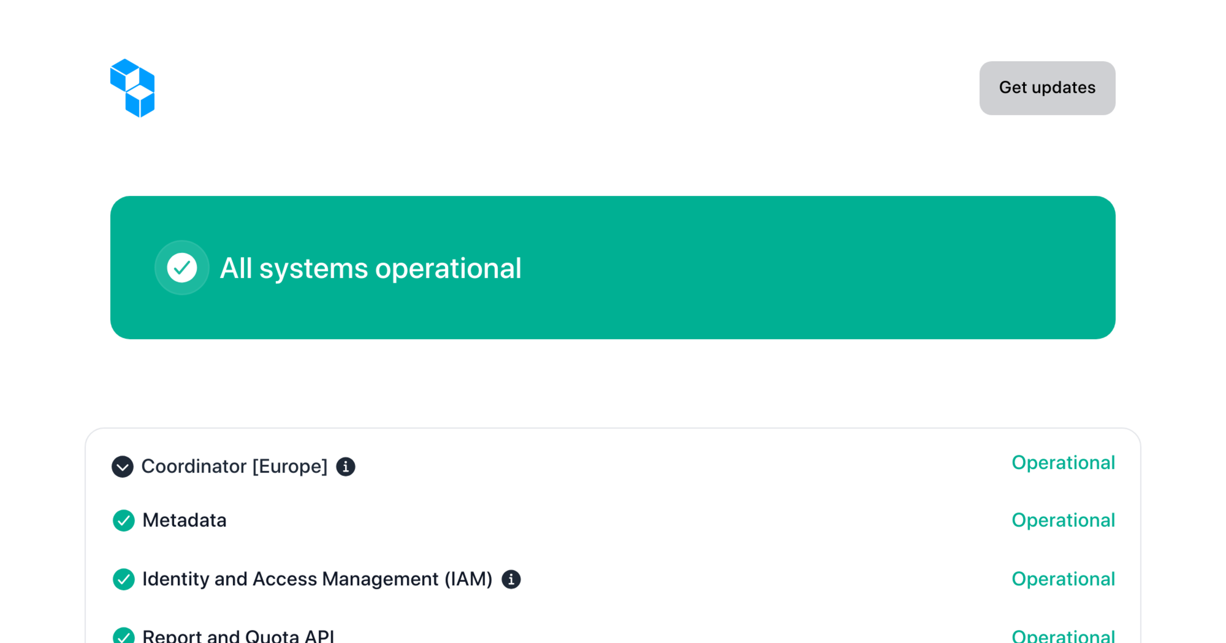 Preview image of website "Cubbit DS3 status"
